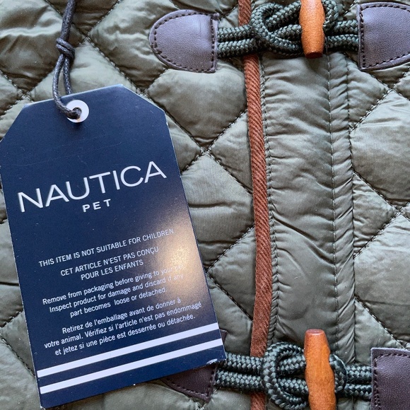 Brand New Nautica Quilted Dog Jacket - Picture 2 of 8